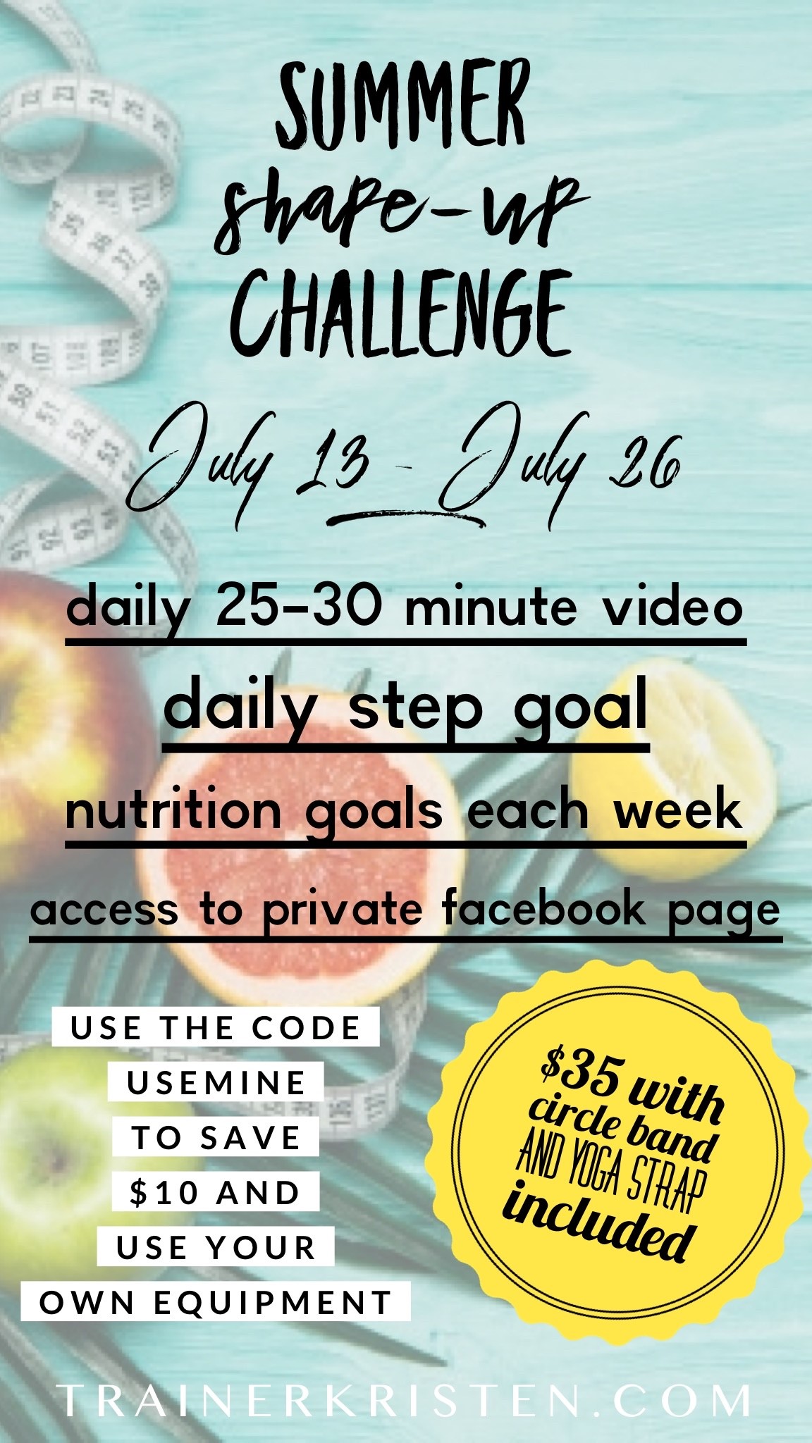 Summer Shape-Up Challenge